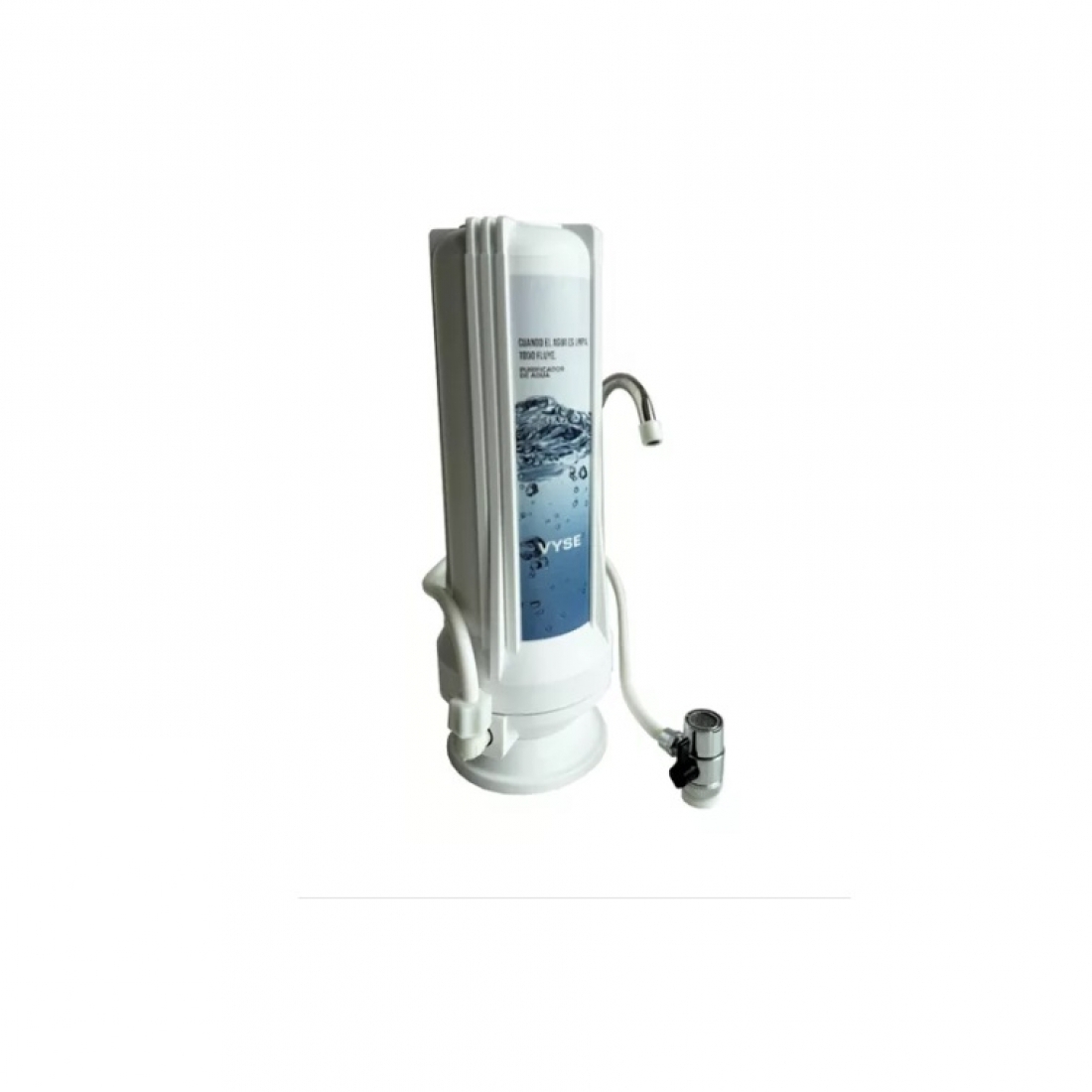 Purificador De Agua Sobremesada Blanco 